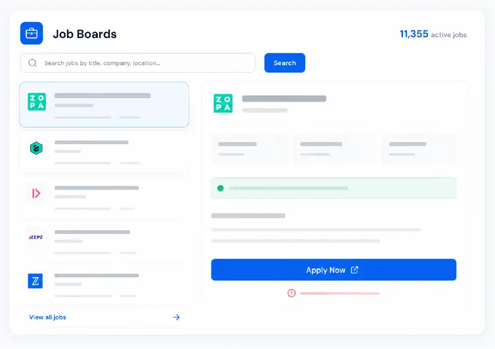 Sponsor Job Board