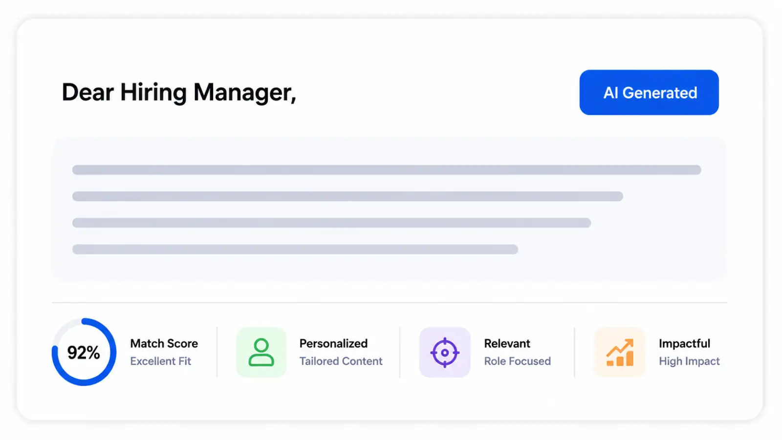 AI Cover Letter Generator