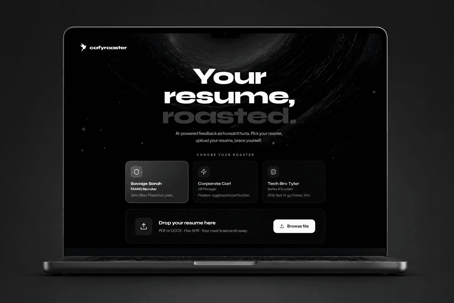 Resume Roaster Dashboard